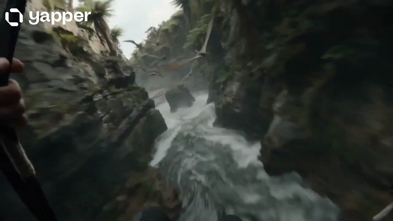 Prehistoric POV Paragliding Action - Seedance 2.0 Prompt