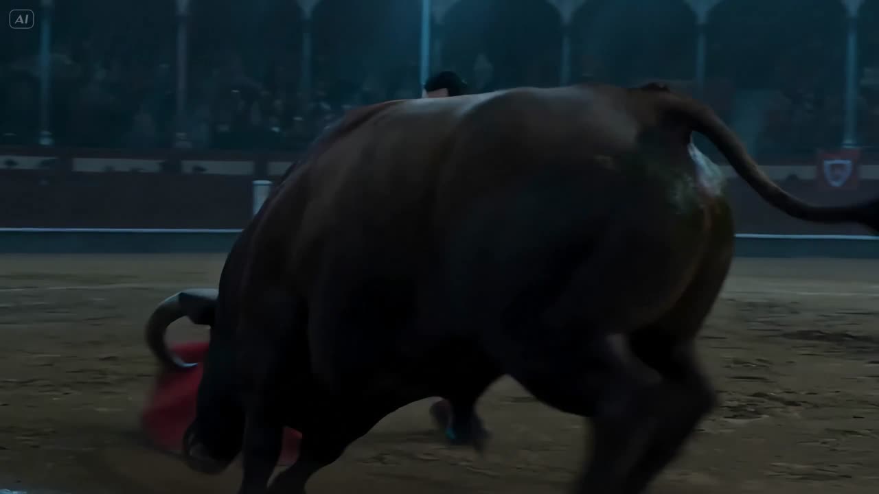 Seedance 2.0 Prompt: Cinematic Rainy Bullfight Matador Scene