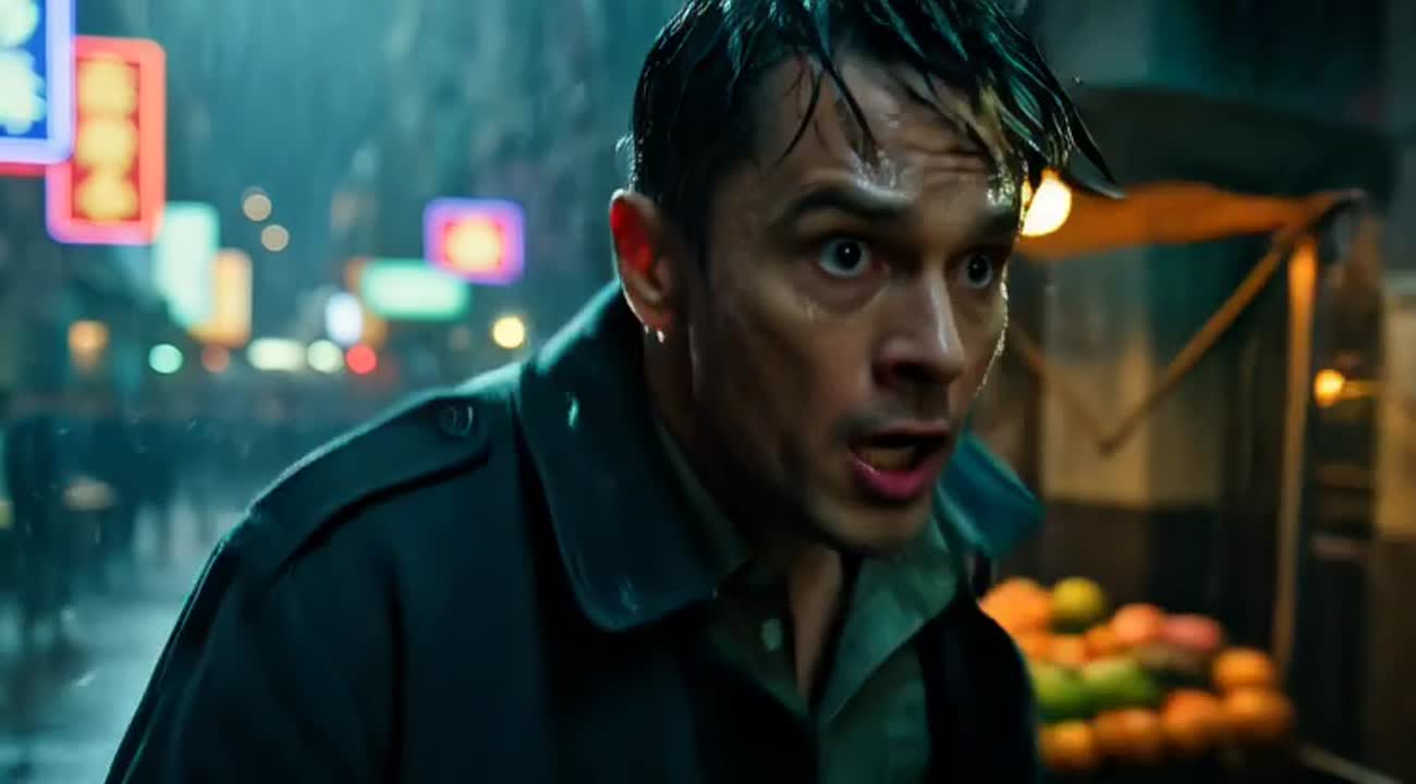 Seedance 2.0 Prompt: Rainy Hong Kong Alley Chase