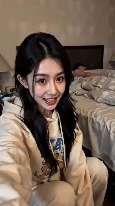 Seedance 2.0 Prompt: AI Vlogger in a Messy Bedroom