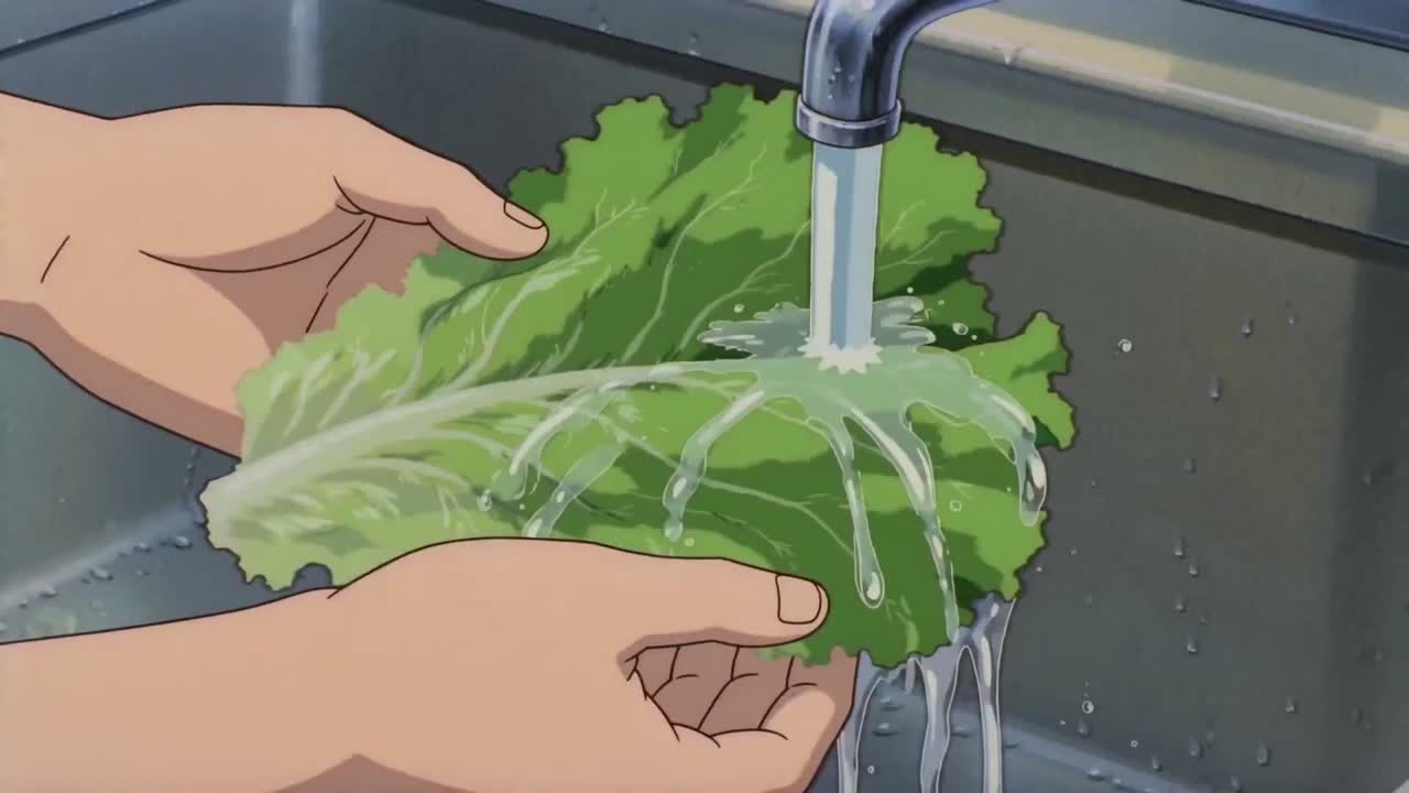 Seedance 2.0 Prompt: Retro Anime Cooking Scene Generation