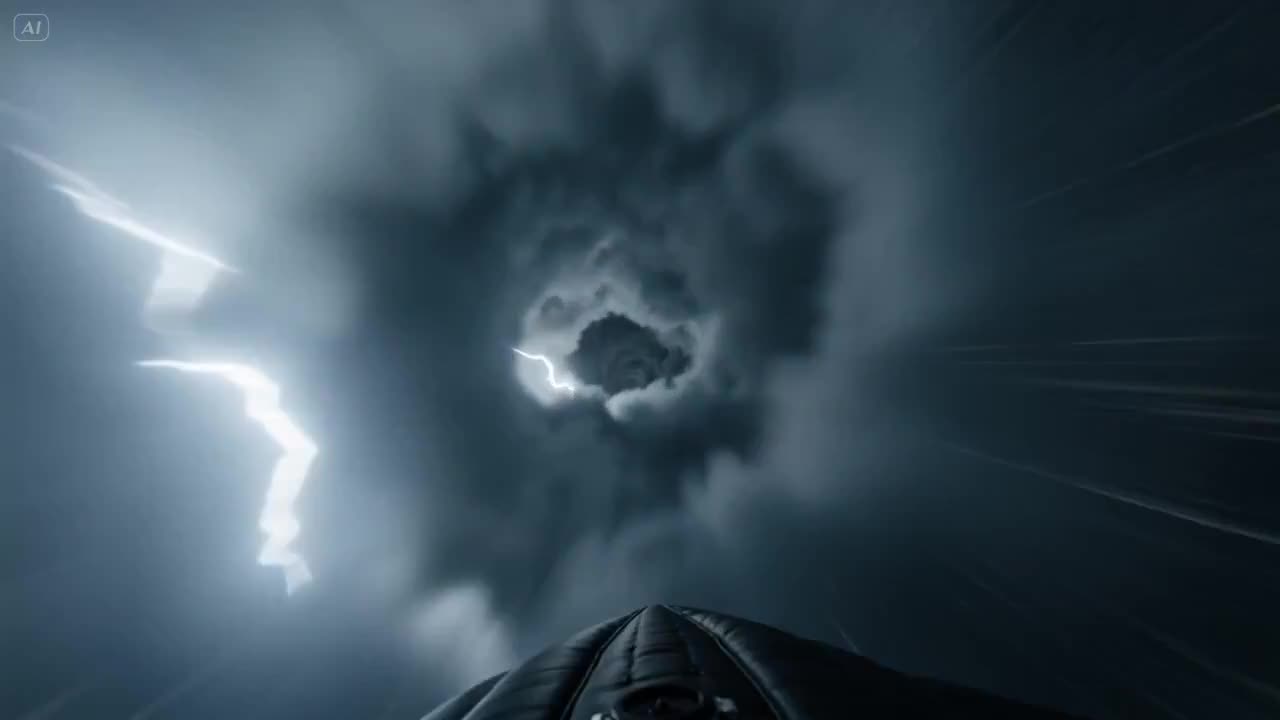 Seedance 2.0 Prompt: Rocket Wingsuit Flight Through Storm Canyon