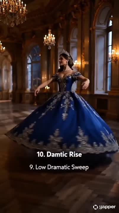 Seedance 2.0 Prompt: Royal Princess Ballroom Dance Cinematic Sequence