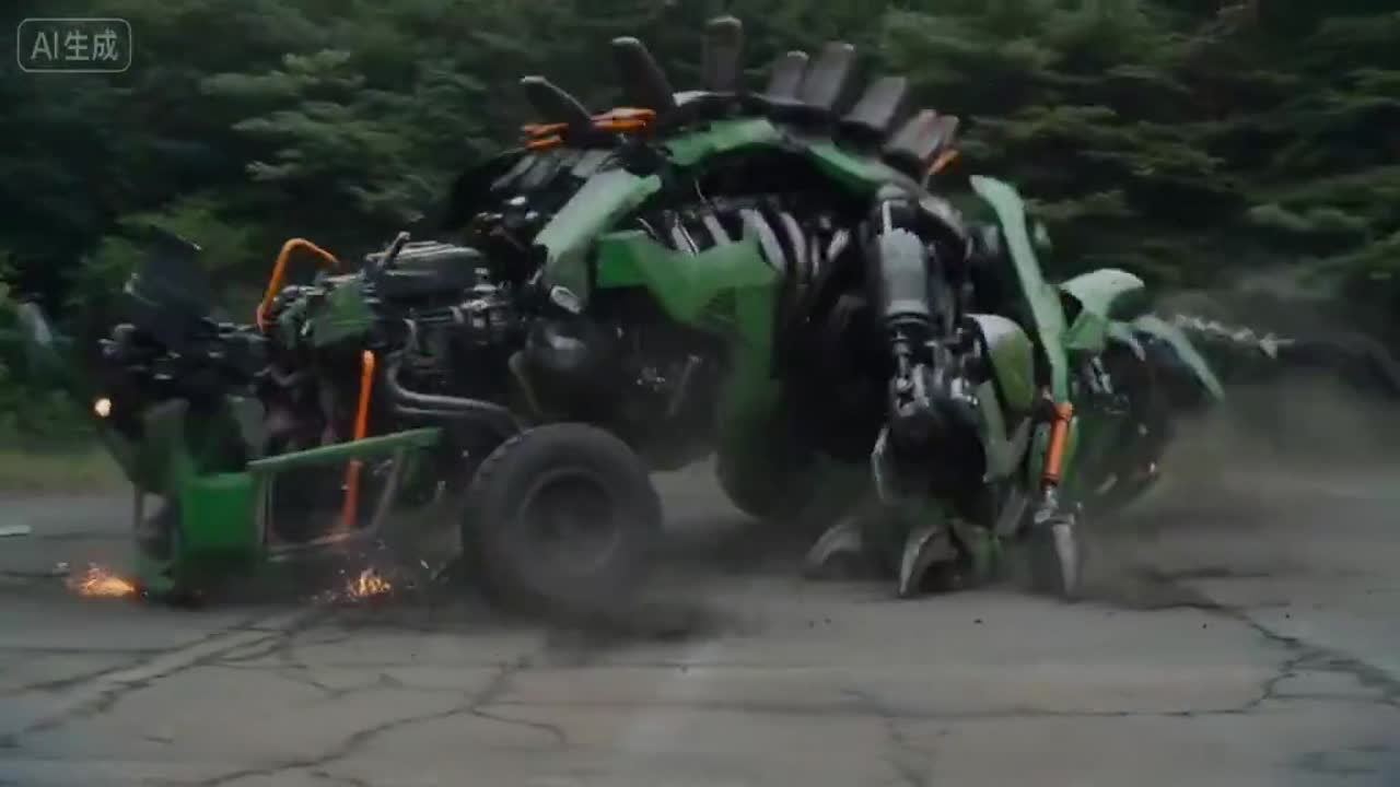 Seedance 2.0 Prompt: Sci-Fi Robot Transformation Video