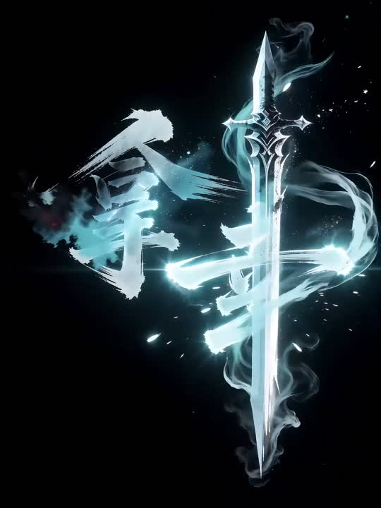 Seedance 2.0 Prompt: Dynamic Sword Style Font Video