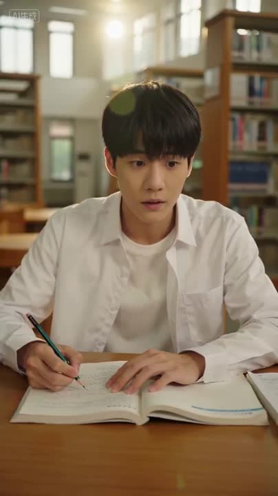 Seedance 2.0 Prompt: 'First Love' Library Scene Video Generation