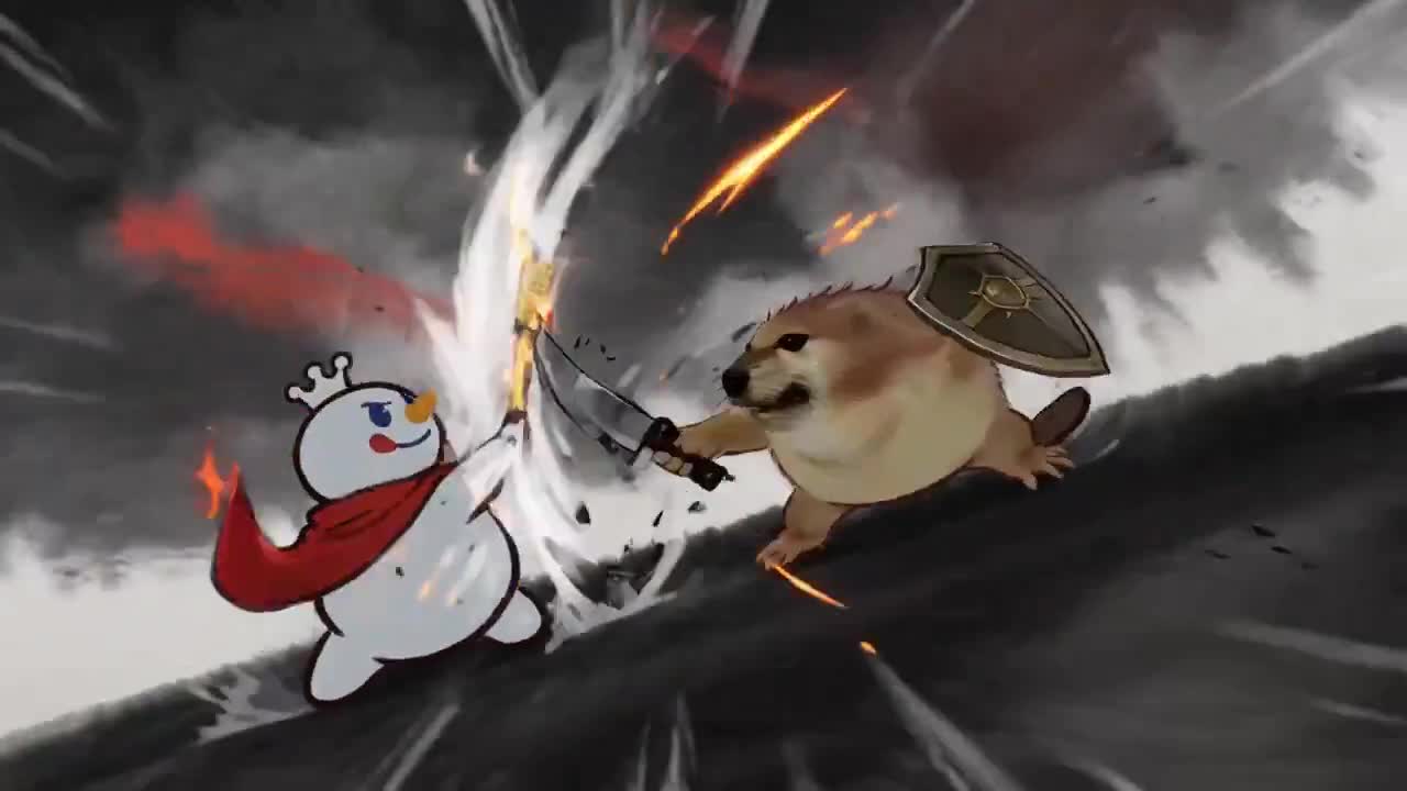 Seedance 2.0 Prompt: Explosive Weapon Clash Animation