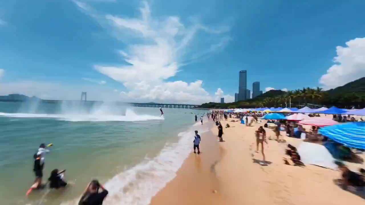 Seedance 2.0 Prompt: Shenzhen Hyperlapse Cyberpunk & Tropical Coast Video