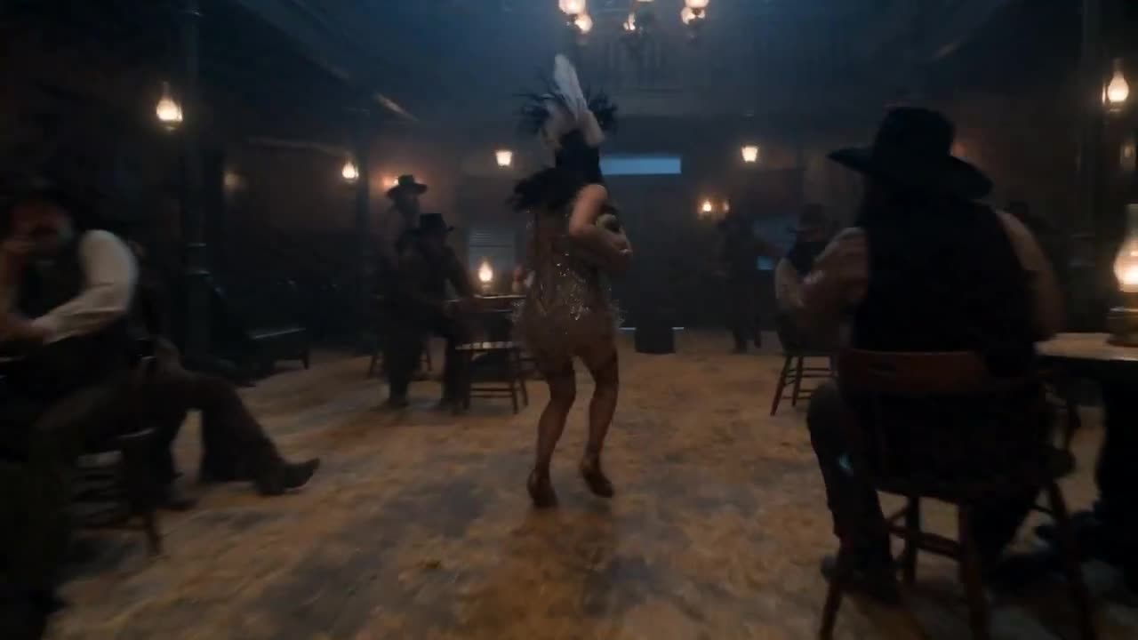 Seedance 2.0 Prompt: Showgirl's Noir-Western Escape Sequence