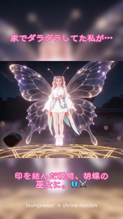 Seedance 2.0 Prompt: Shrine Maiden Battle Transformation