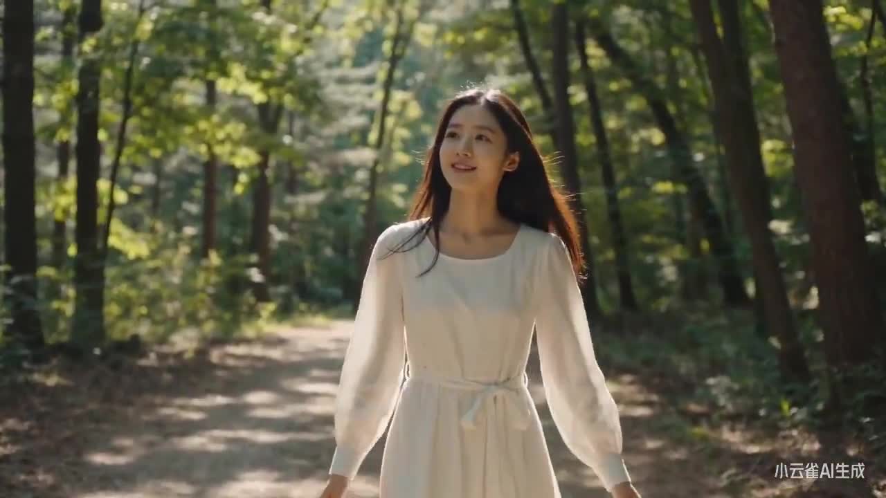 Seedance 2.0 Prompt: Young Woman in Forest, Cinematic 4K