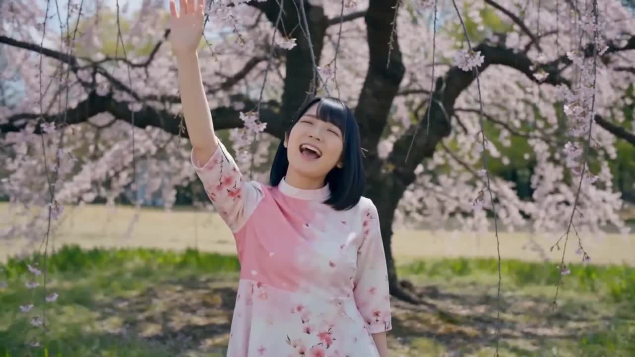 Seedance 2.0 Prompt: Singing Woman Under Cherry Blossoms