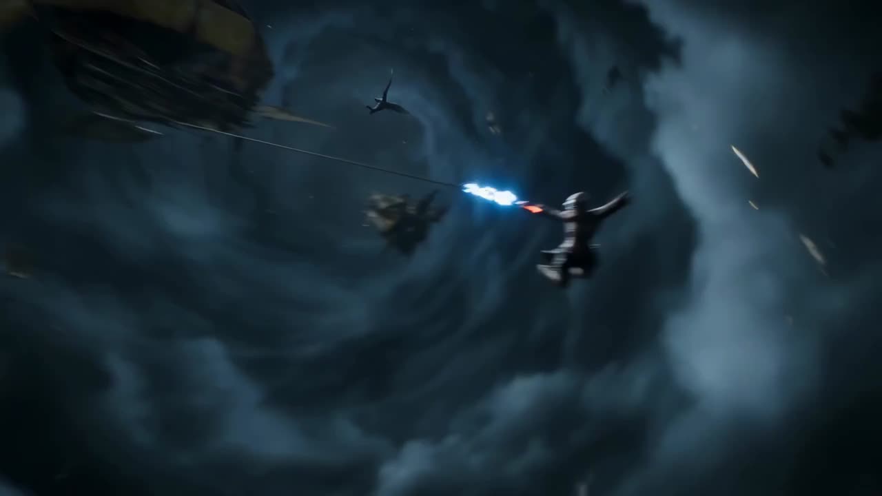 Seedance 2.0 Prompt: Cinematic Steampunk Sky Battle