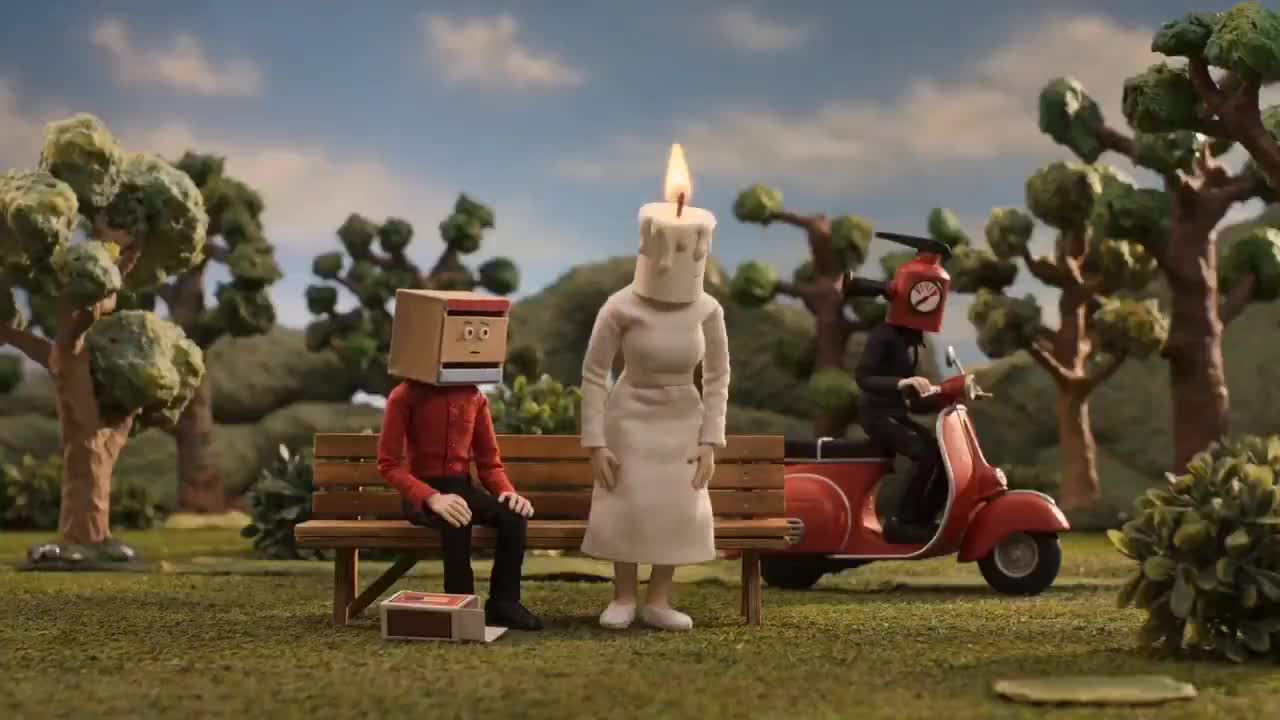 Seedance 2.0 Prompt: Clay Animation Story, Matchbox & Candle