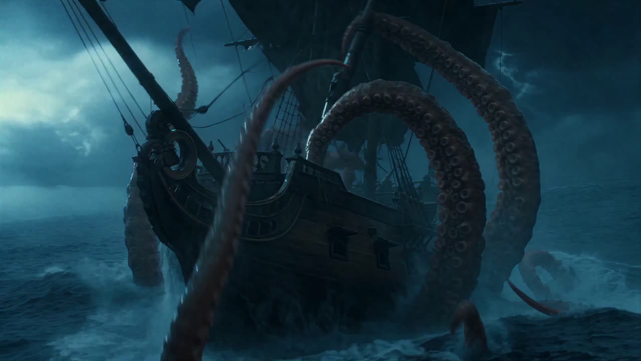 Seedance 2.0 Prompt: Stormy Pirate Ship Cinematic