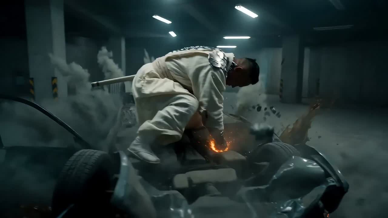 Seedance 2.0 Prompt: Samurai Car Destruction Video