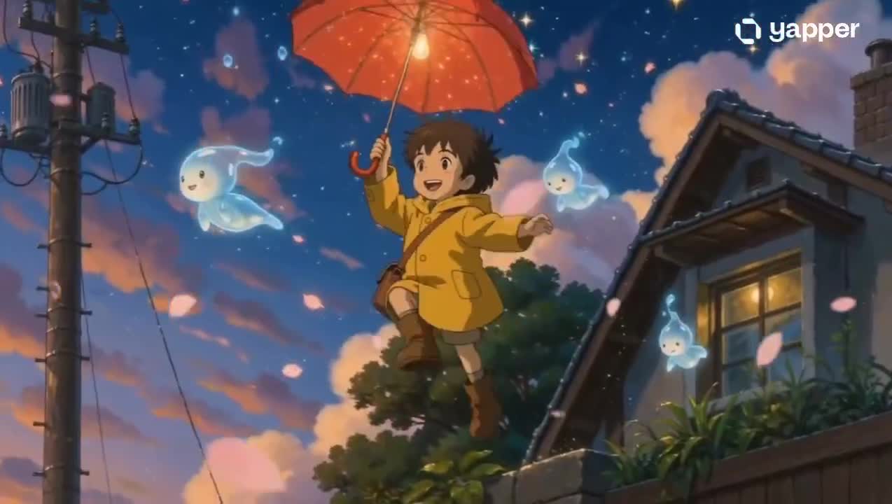 Studio Ghibli Rainy Village Animation - Seedance 2.0 Prompt
