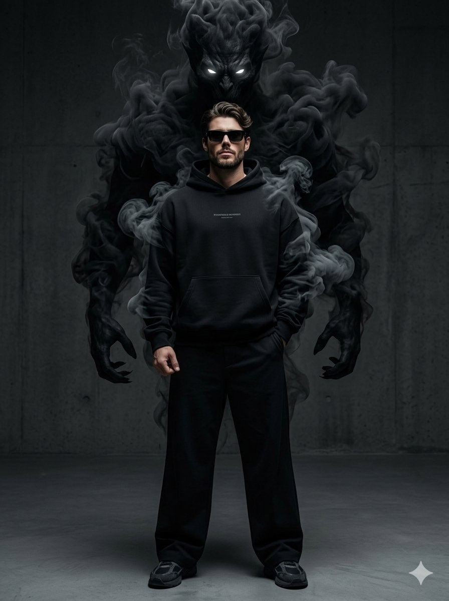 Hyper-realistic Nano Banana Pro AI Image Prompt: Supernatural Streetwear Man AI image prompt preview generated with Synterial