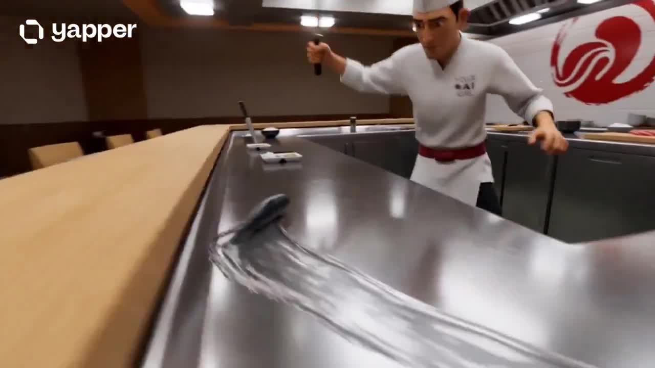 Seedance 2.0 Prompt: Sushi Chef Animation with Controlled Chaos