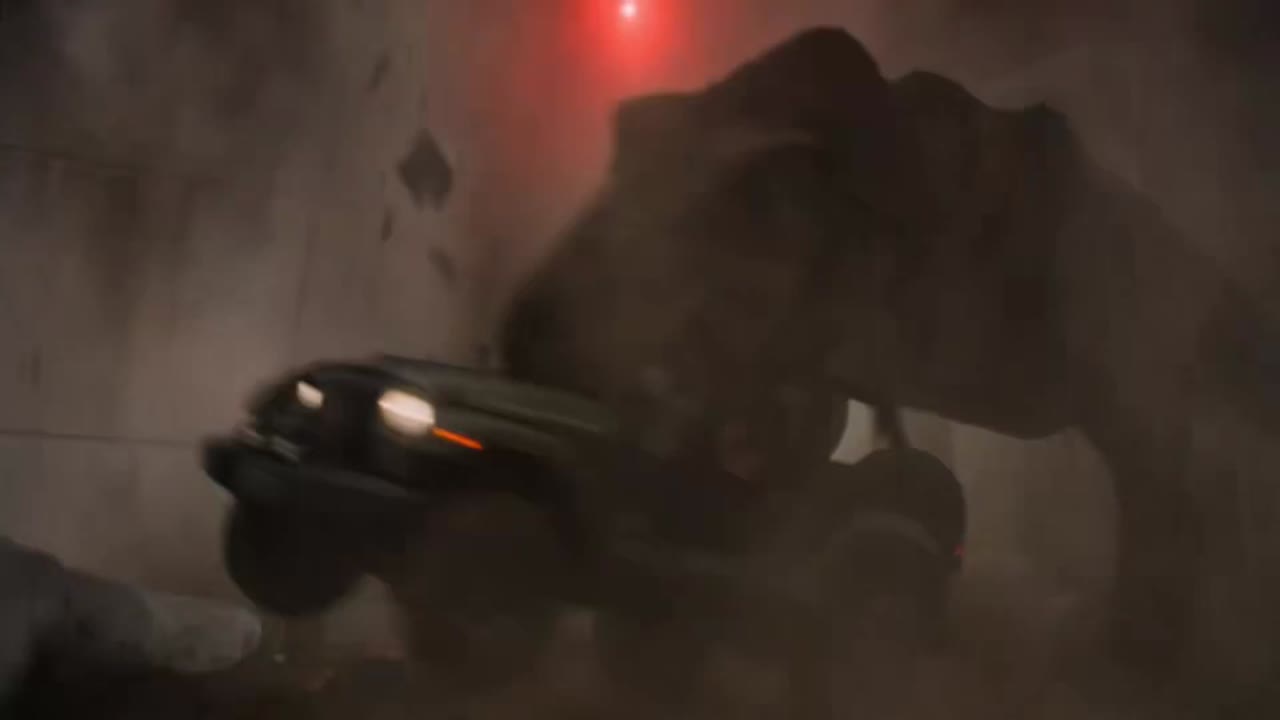 T-Rex Jungle Tunnel Chase Scene - Seedance 2.0 Prompt