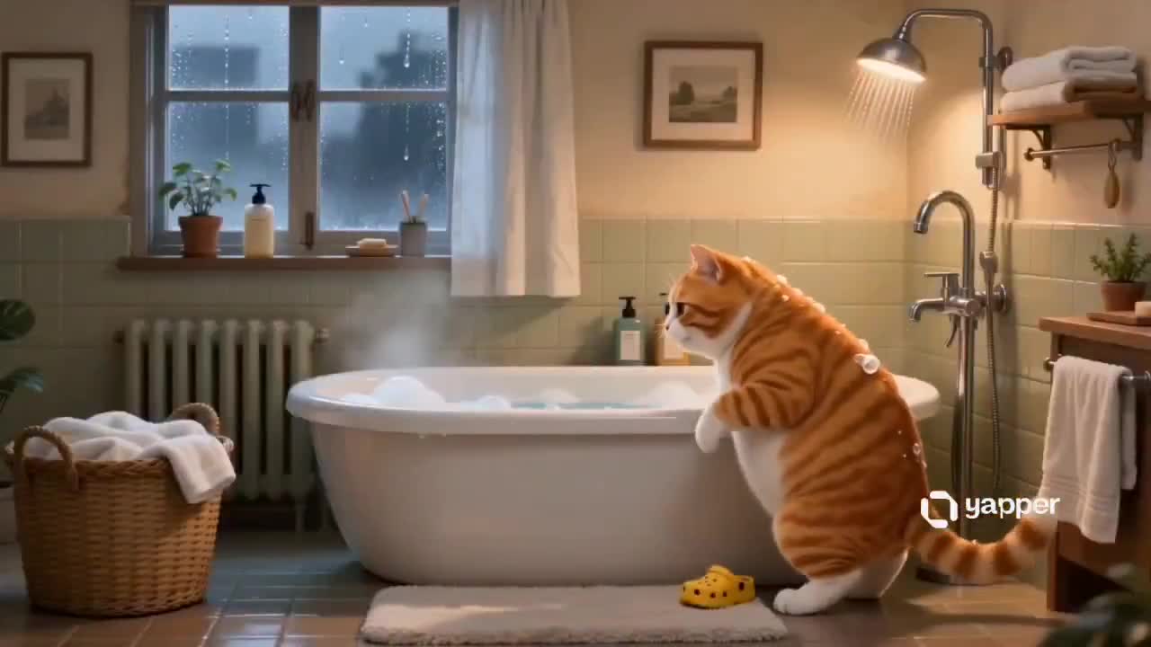 Seedance 2.0 Prompt: Tabby Cat's Rainy Japanese City Adventure
