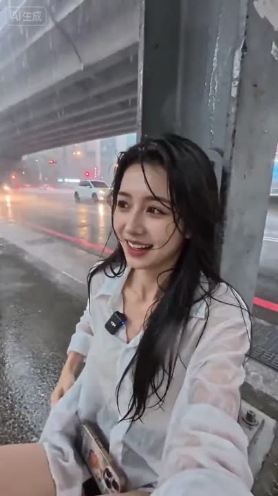 Seedance 2.0 Prompt: Rainy Day POV with a Taiwanese Girlfriend
