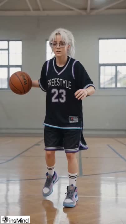 Seedance 2.0 Prompt: Teenage Girl Basketball Freestyle Video