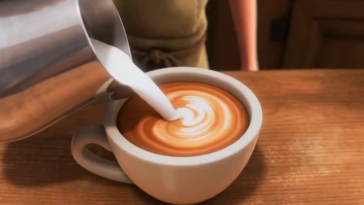 Seedance 2.0 Prompt: Barista Rube Goldberg Machine Coffee Chaos