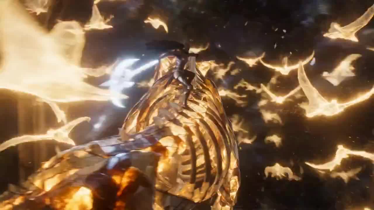 Seedance 2.0 Prompt: Celestial Fracture Biomechanical Valkyrie Action Video