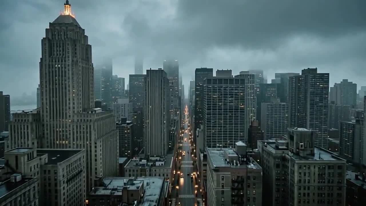 Cinematic Neo-Noir Cityscape: Seedance 2.0 Prompt