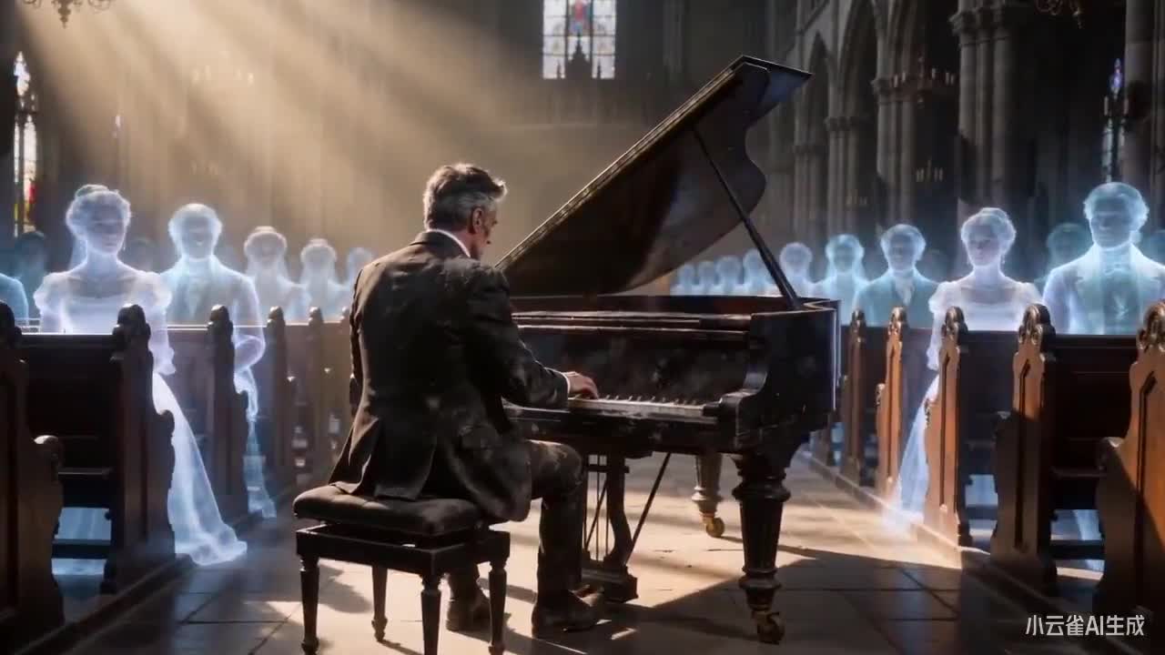 Seedance 2.0 Prompt: Time Reversal in a Ruined Cathedral