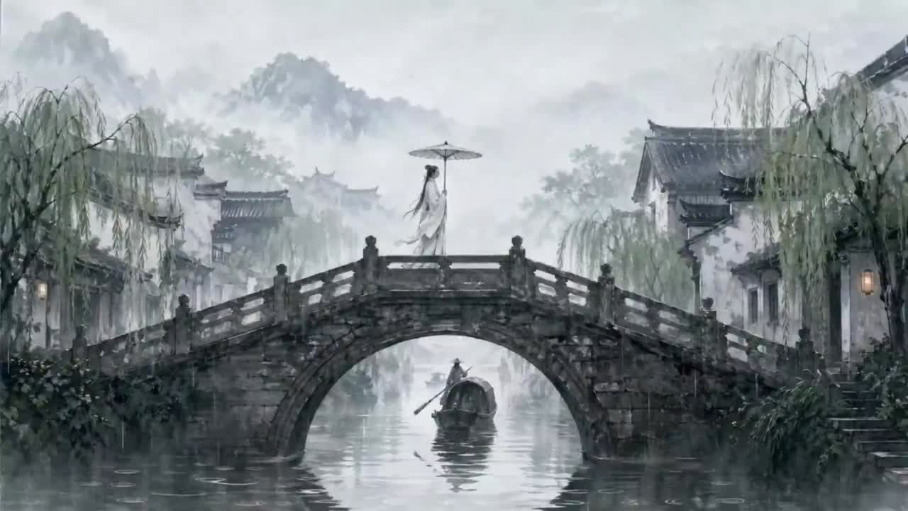 Seedance 2.0 Prompt: Traditional Chinese Ink Wash Animation