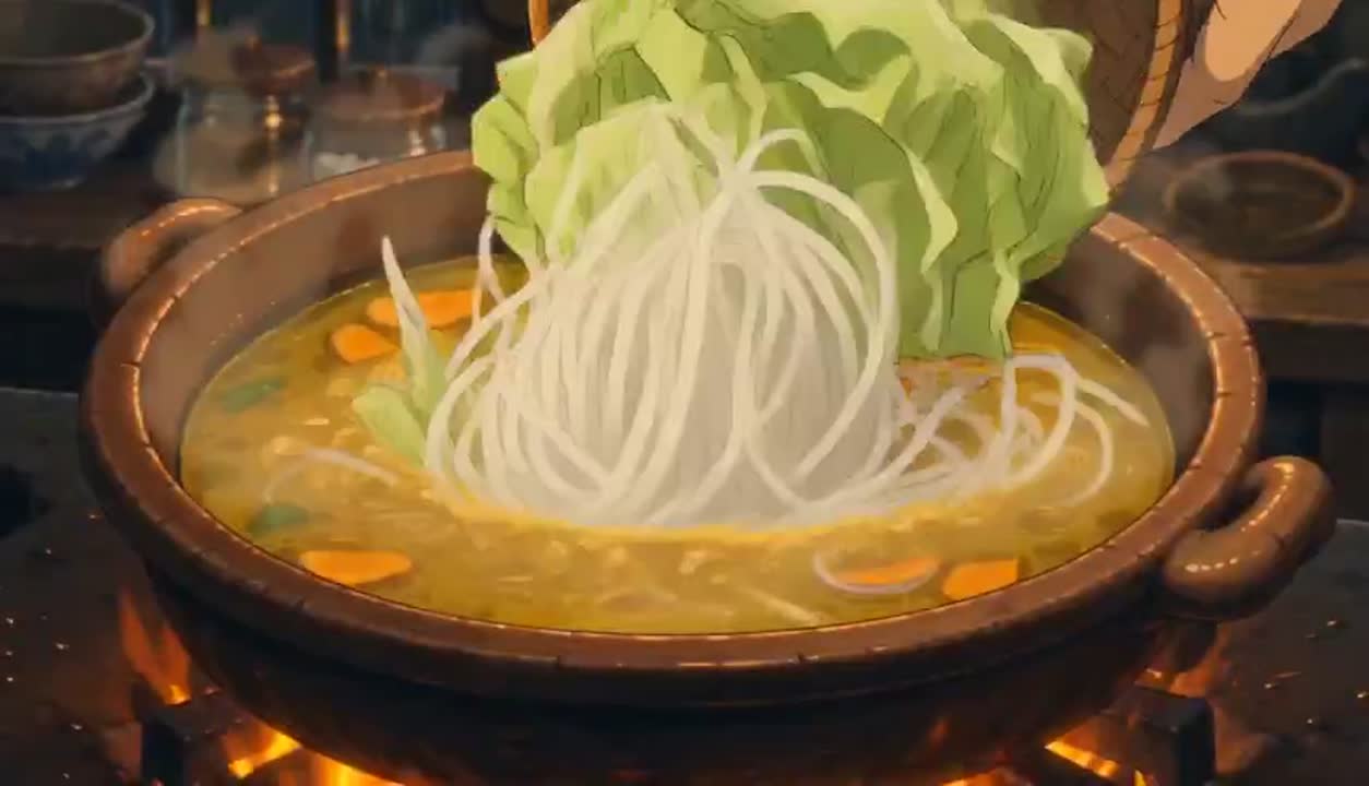 Seedance 2.0 Prompt: Traditional Indonesian Soto Ayam Cooking Animation