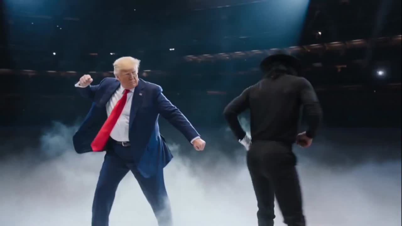 Seedance 2.0 Prompt: Trump vs Michael Jackson AI Dance Battle
