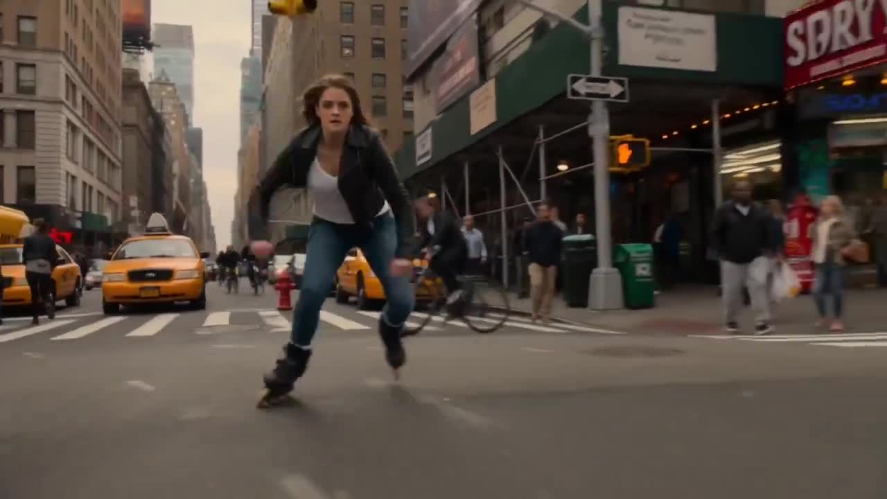 Seedance 2.0 Prompt: Urban Roller Skating Action in NYC