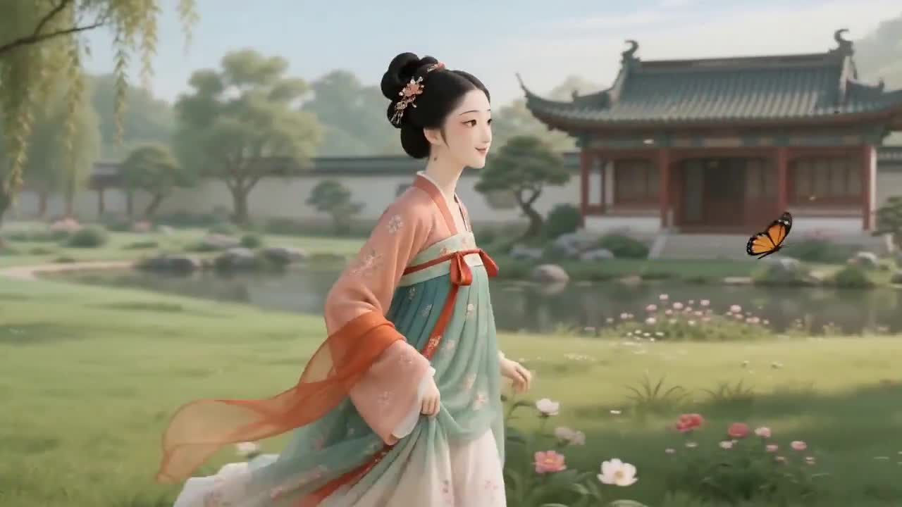 Seedance 2.0 Prompt: Ming Dynasty Art AI Animation