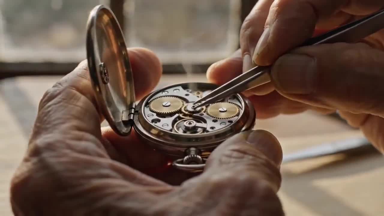 Seedance 2.0 Prompt: Watchmaker Close-up Orbit