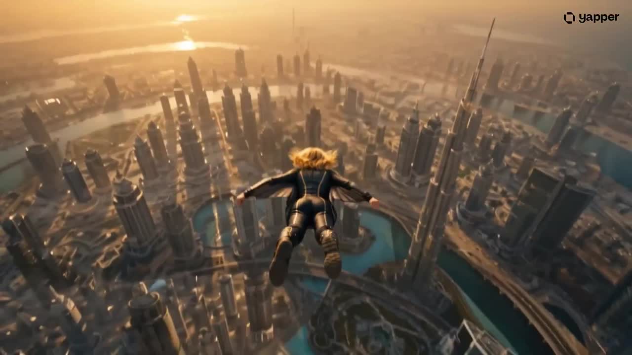 Seedance 2.0 Prompt: Cinematic Dubai Wingsuit Jump