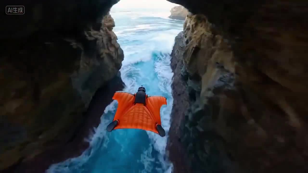 Seedance 2.0 Prompt: Wingsuit Proximity Flight – Great Ocean Road