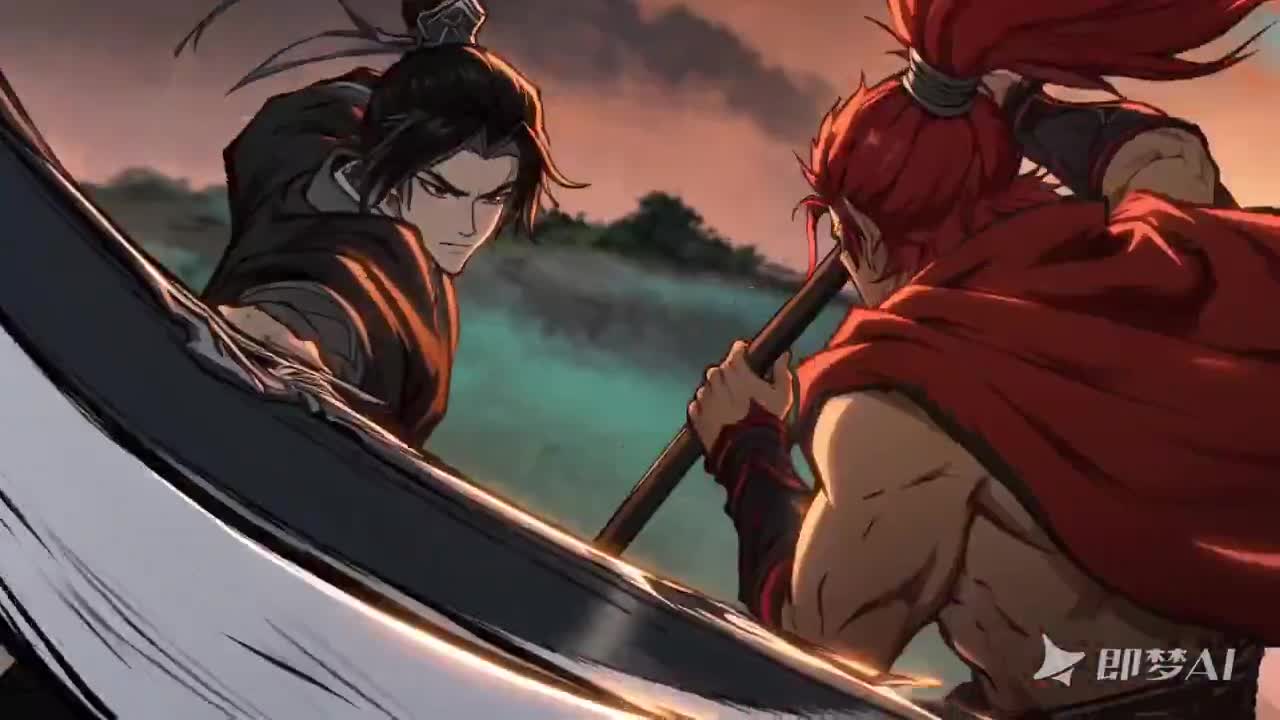 Seedance 2.0 Prompt: Wushan Wuxing Anime Fight Scene