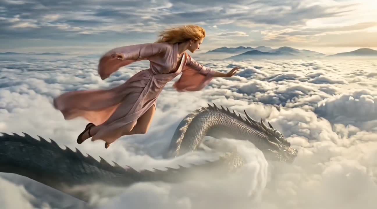 Seedance 2.0 Prompt: Wuxia Dragon Flight Multi-Scene Video