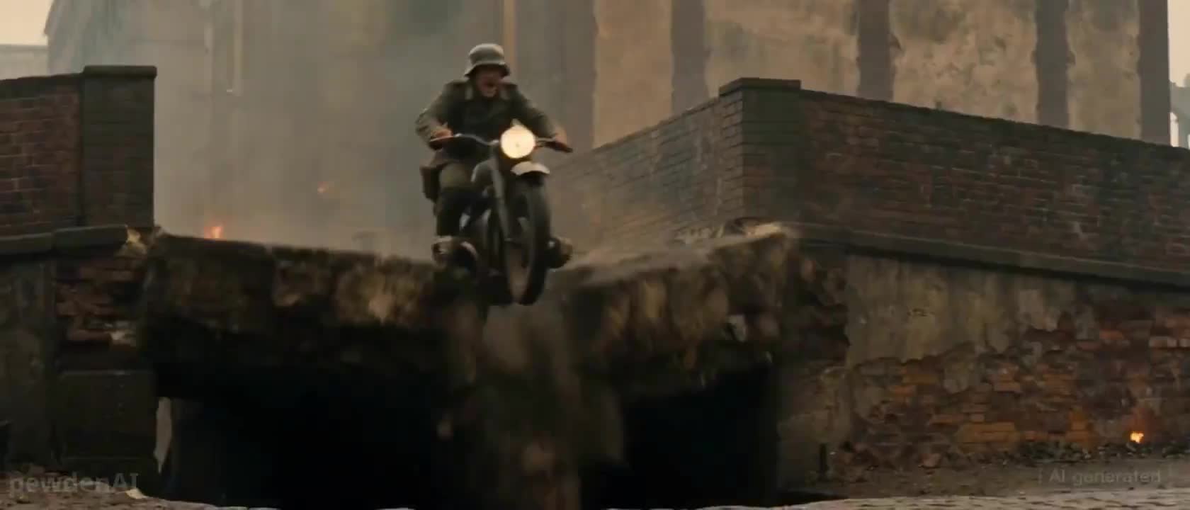WW2 Motorcycle Escape Sequence - Seedance 2.0 Prompt