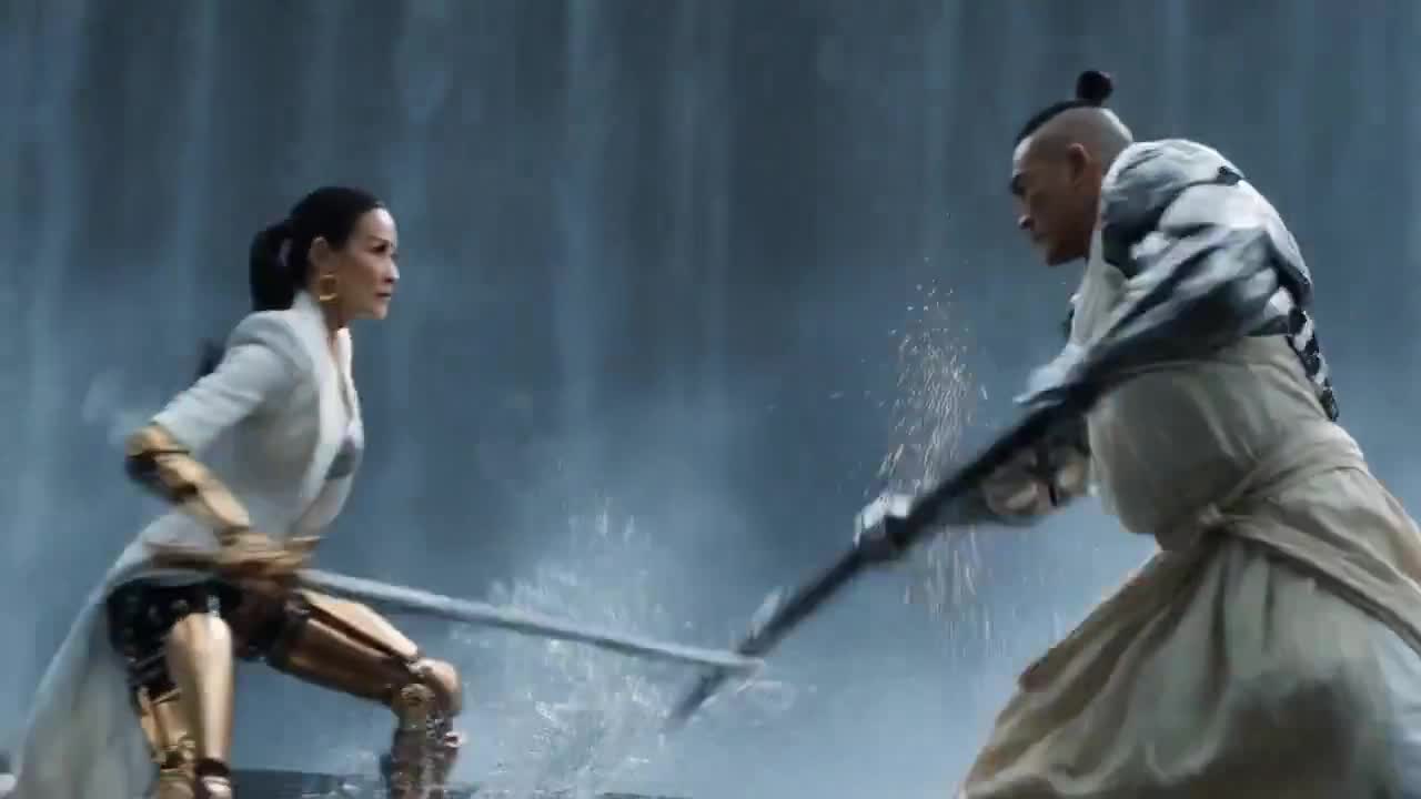 Seedance 2.0 Prompt: Cyber Wuxia Duel - Mechanical vs. Hanfu